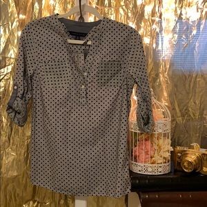 Shirt Tommy Hilfiger gray with black dots